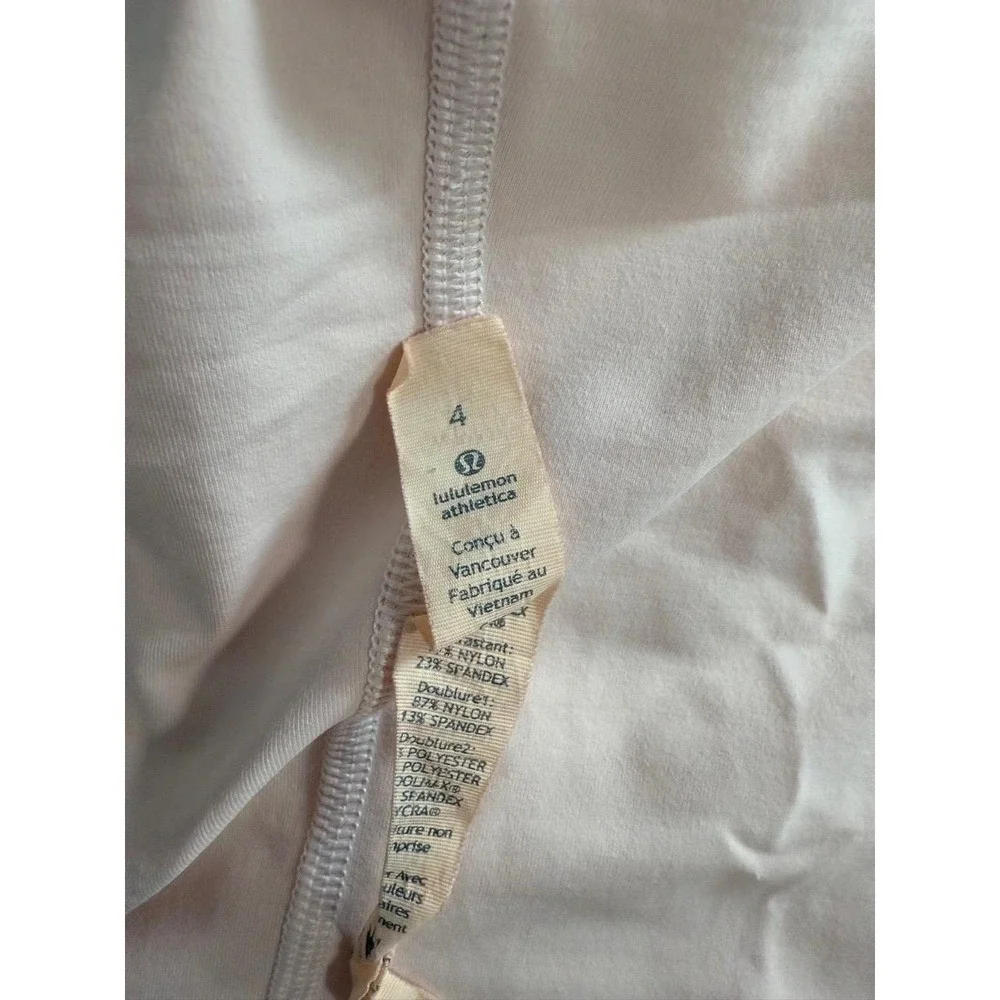 Lululemon Athletica Pink Tan Tennis Dress Racerback Built-in Shorts Athleisure 4